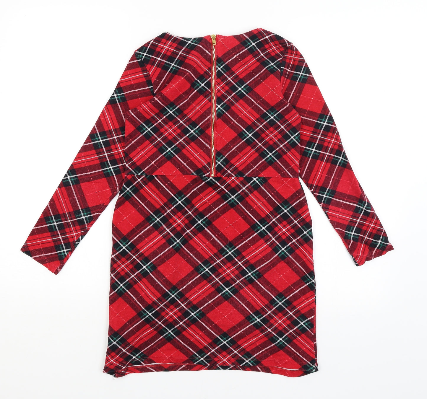H&M Girls Red Plaid  A-Line  Size 8-9 Years