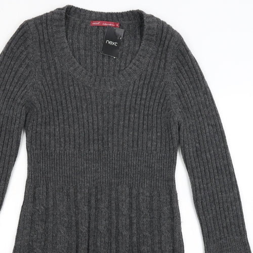 NEXT Womens Grey   Jumper Dress  Size 16