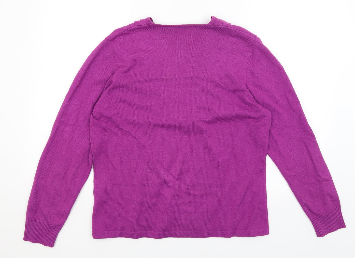 Rabe Womens Purple   Pullover Jumper Size 14