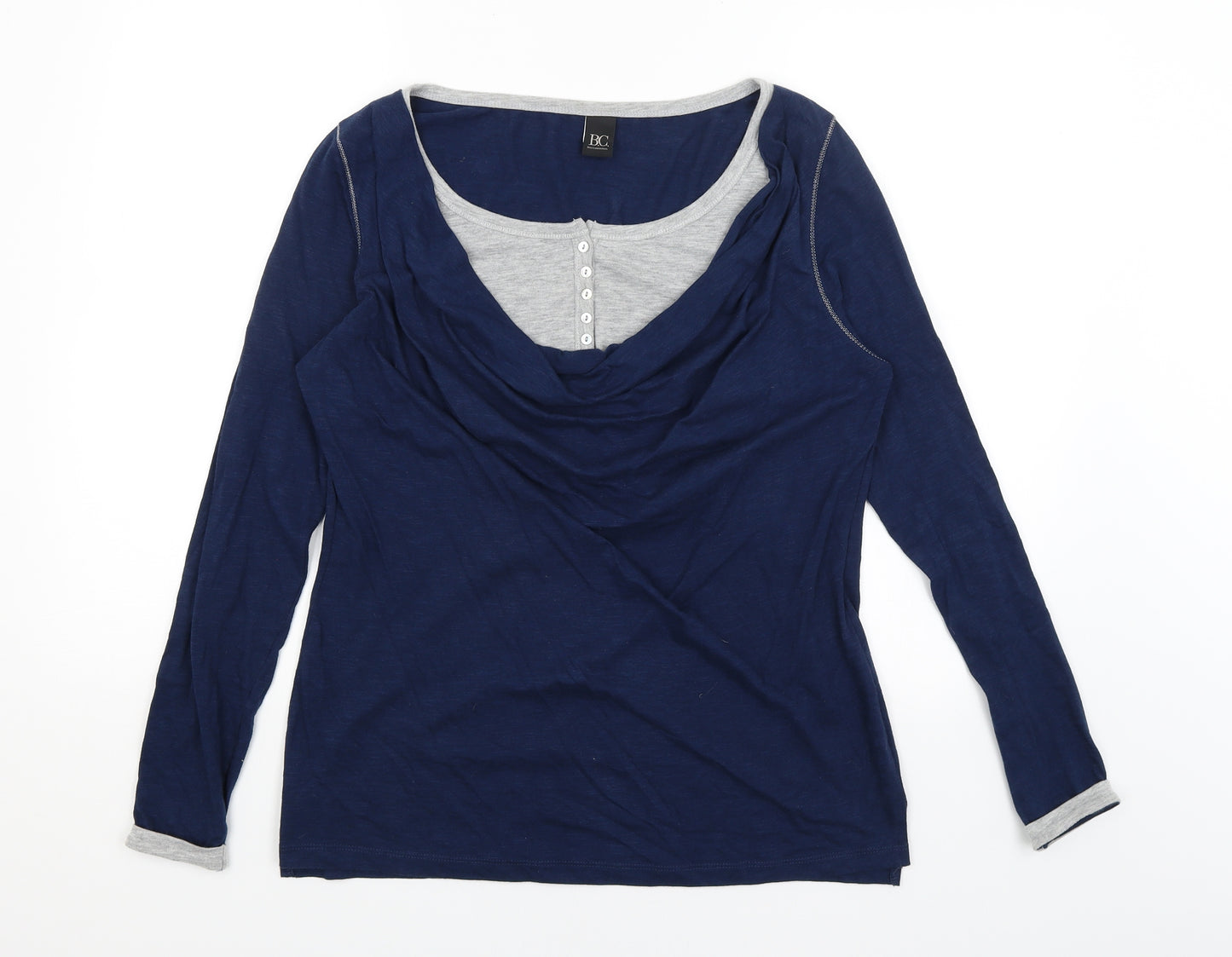 Best Connections Womens Blue   Basic T-Shirt Size 16