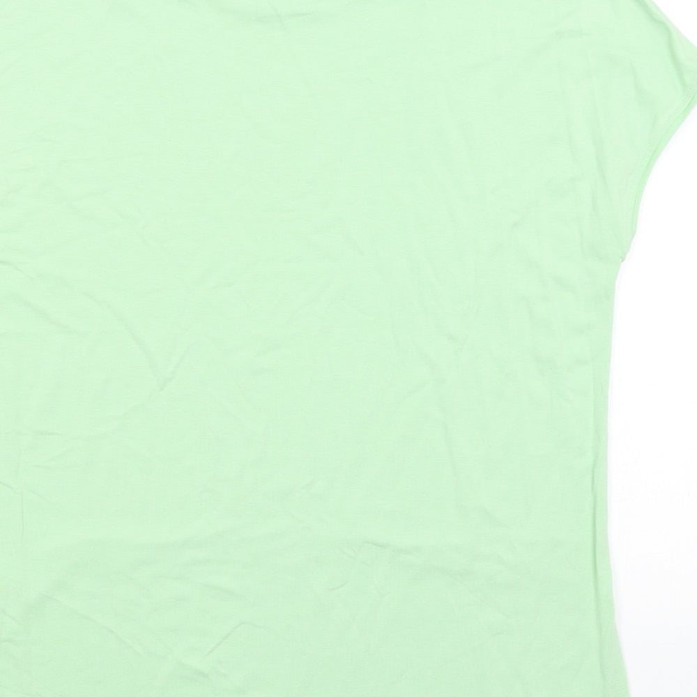 Madeleine Womens Green   Basic T-Shirt Size 16