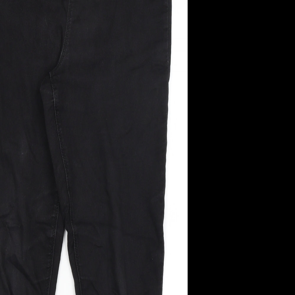 Matalan Womens Black   Jegging Jeans Size 14 L25 in