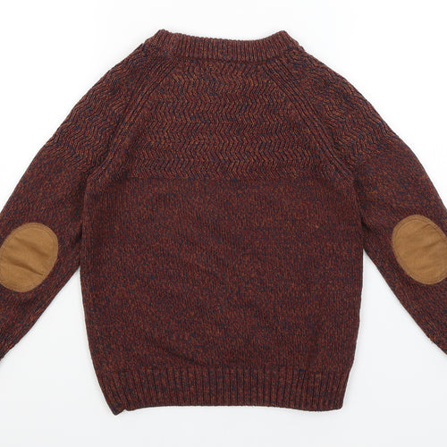 George Boys Red   Pullover Jumper Size 6-7 Years