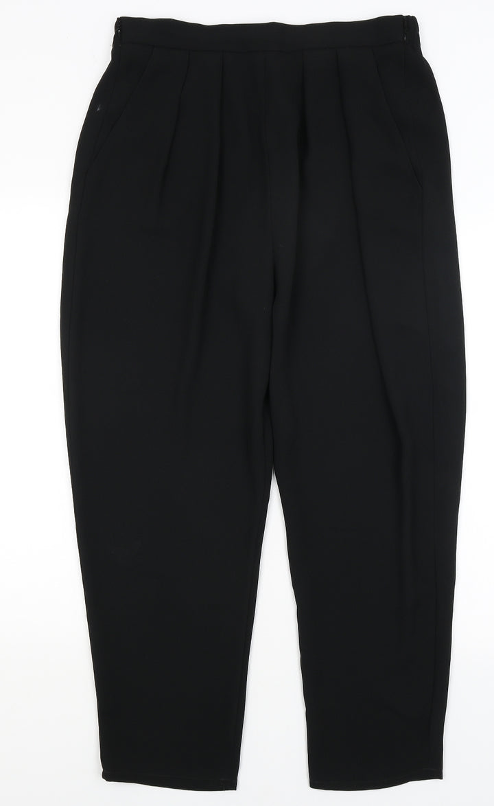 Your Sixth Sense Womens Black Trousers Size 14 L25 in