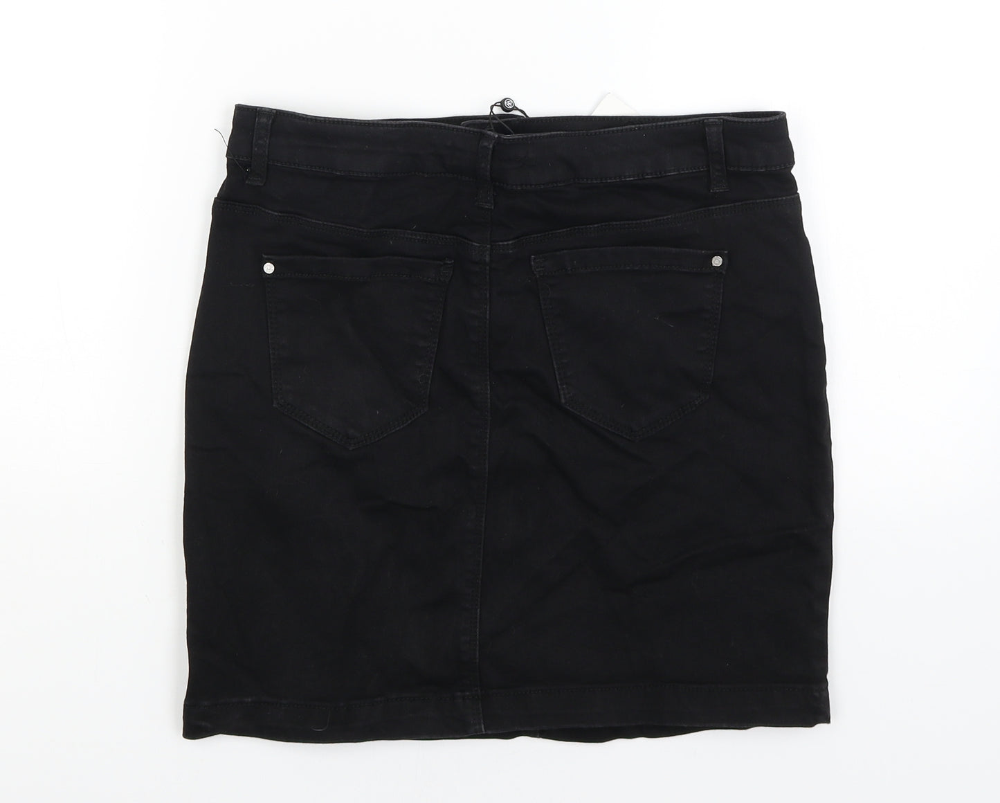 Missguided Womens Black   A-Line Skirt Size 12