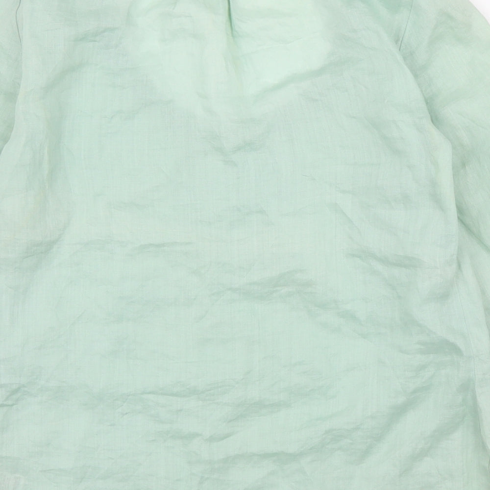 M&S Womens Green   Basic Blouse Size 12
