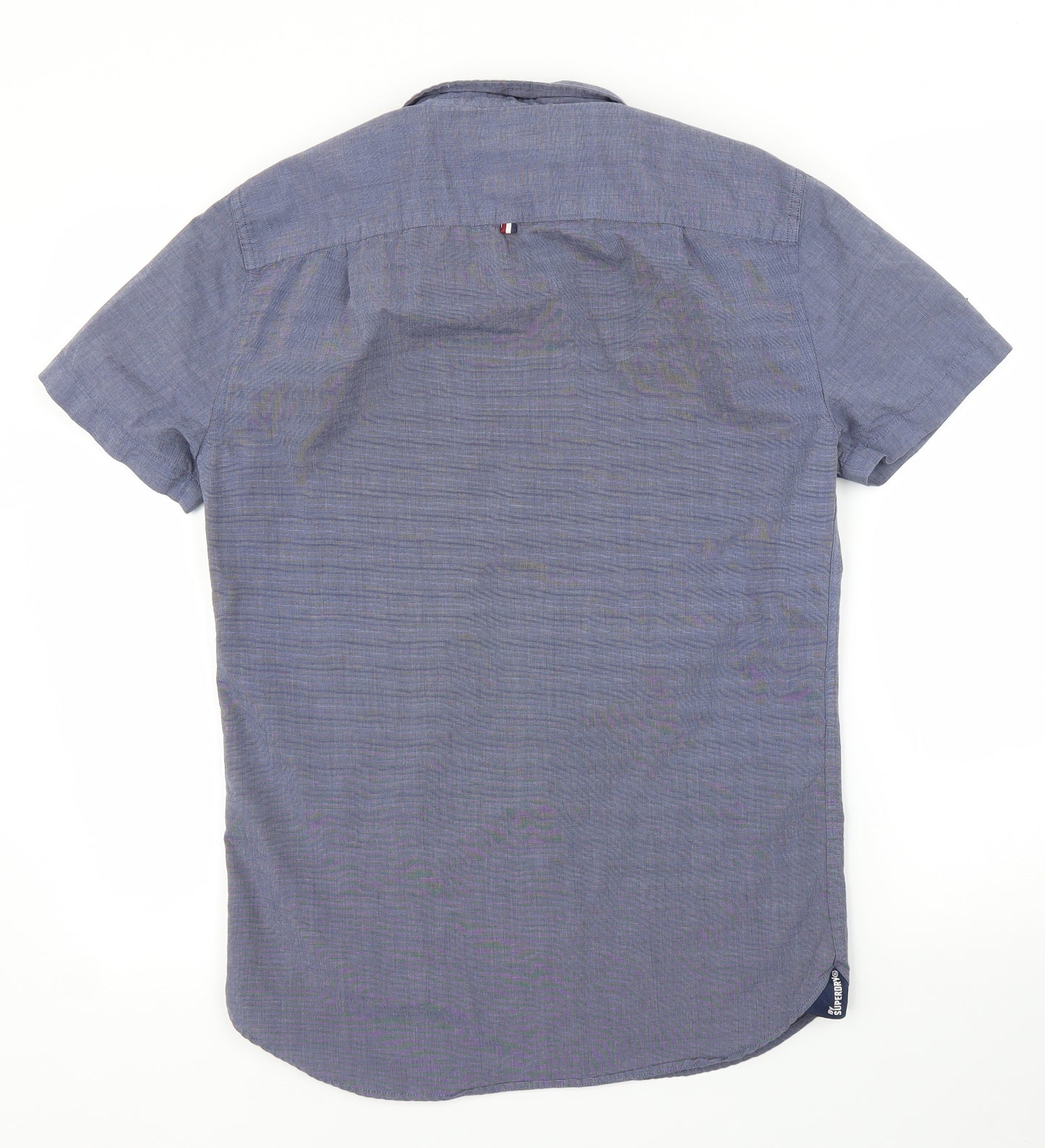 Superdry Mens Blue    Button-Up Size S