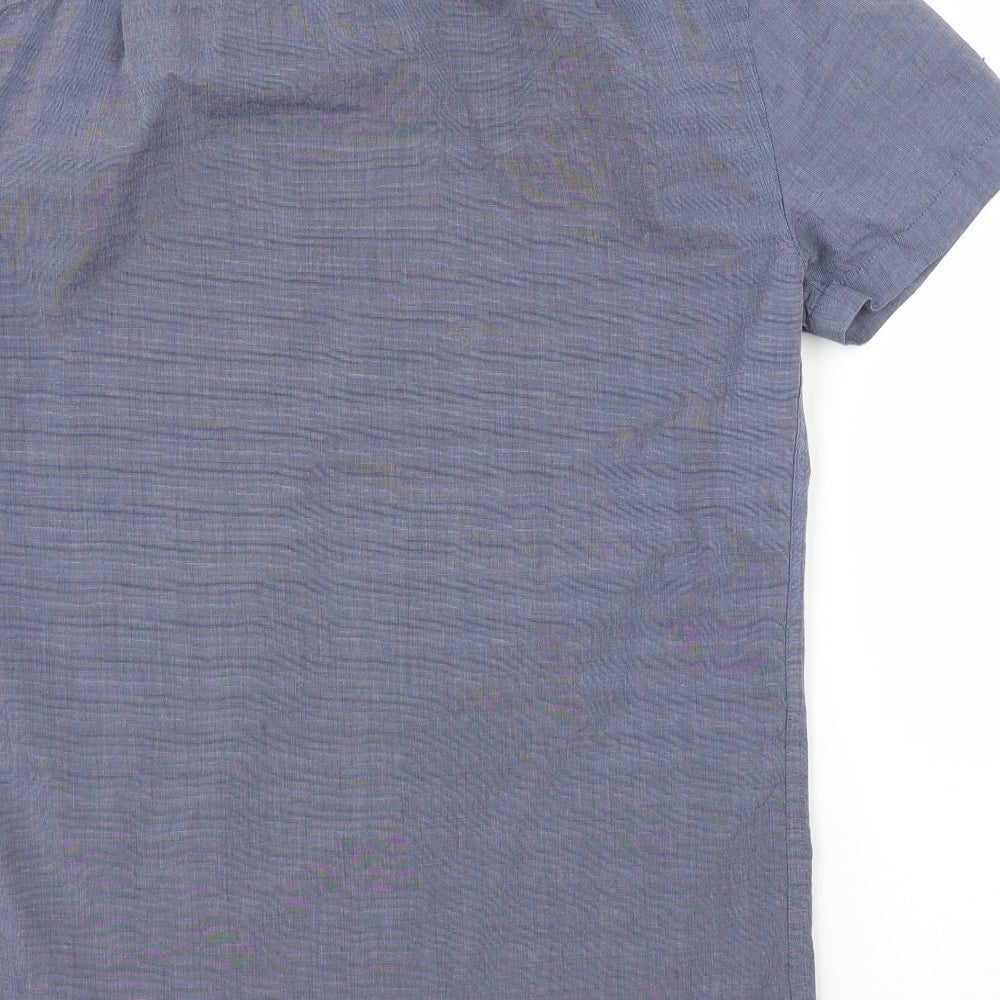 Superdry Mens Blue    Button-Up Size S