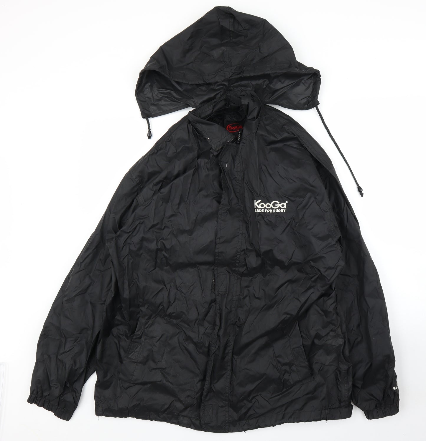 Kooga Mens Black   Rain Coat Coat Size XL