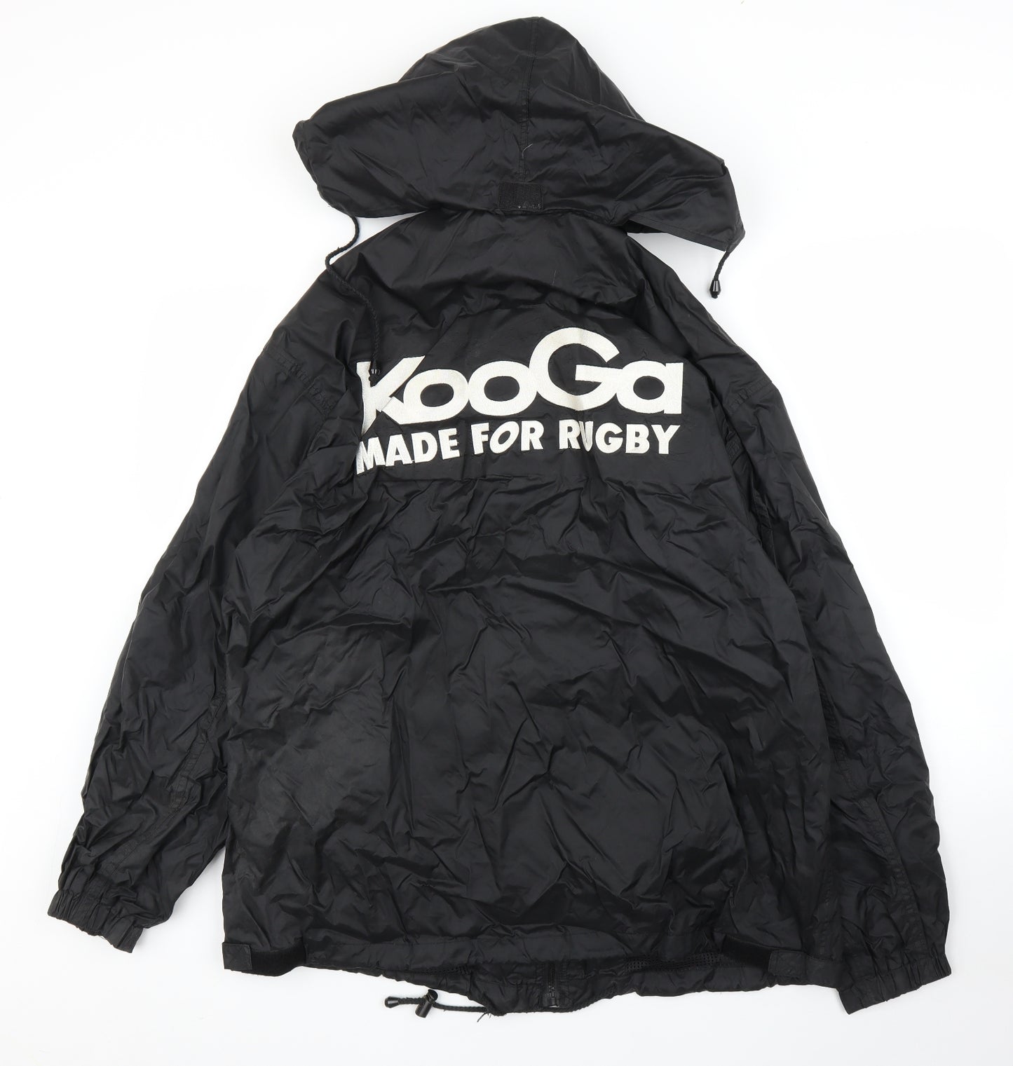 Kooga Mens Black   Rain Coat Coat Size XL