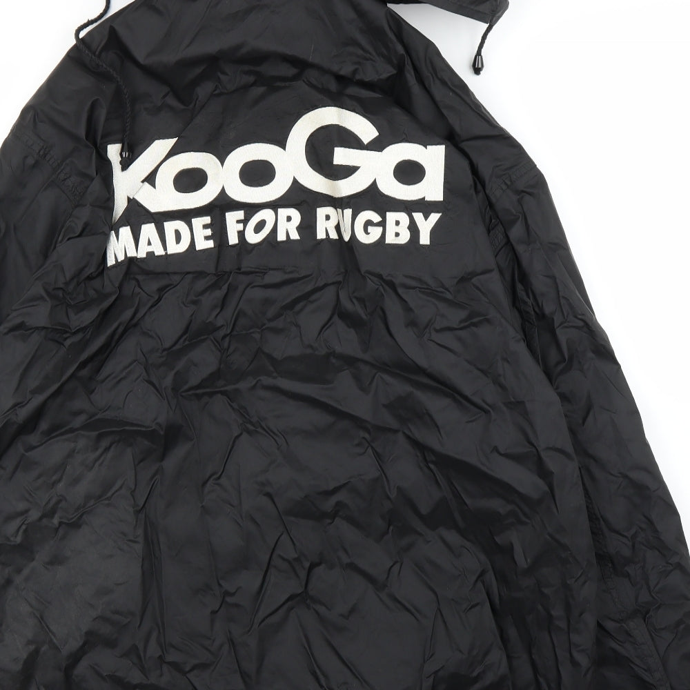 Kooga Mens Black   Rain Coat Coat Size XL