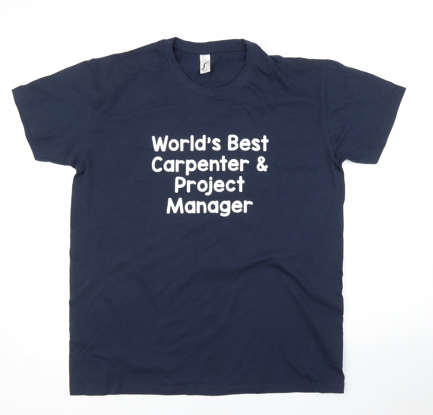 Regent Mens Blue    T-Shirt Size L