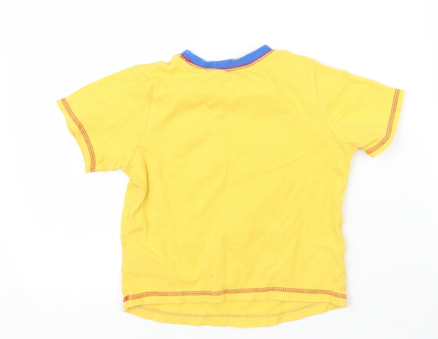 Mothercare Boys Yellow   Basic T-Shirt Size 3 Years  - Fireman Sam
