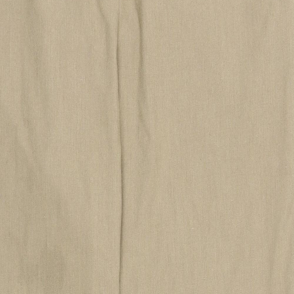 M&S Womens Beige   Trousers  Size 18 L27 in