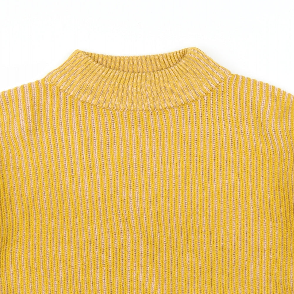Topshop Womens Yellow   Pullover Jumper Size S