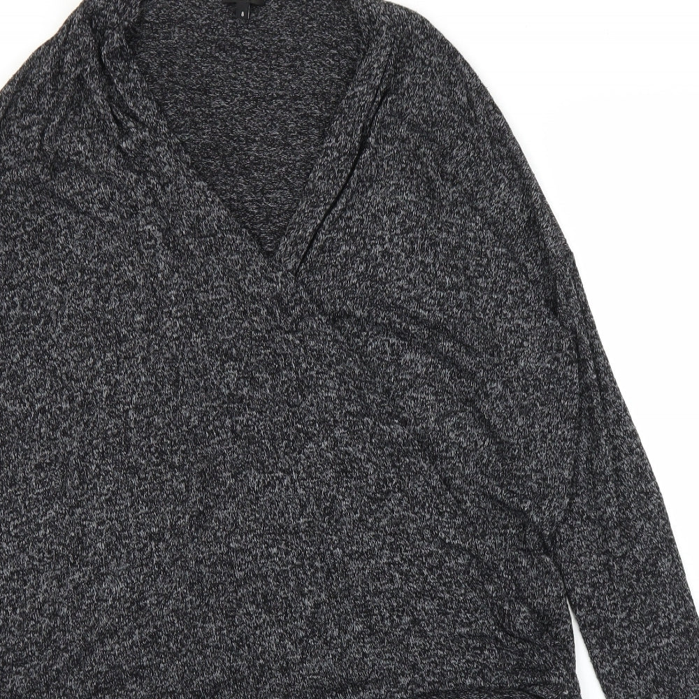 River Island Womens Grey   Basic Blouse Size 8