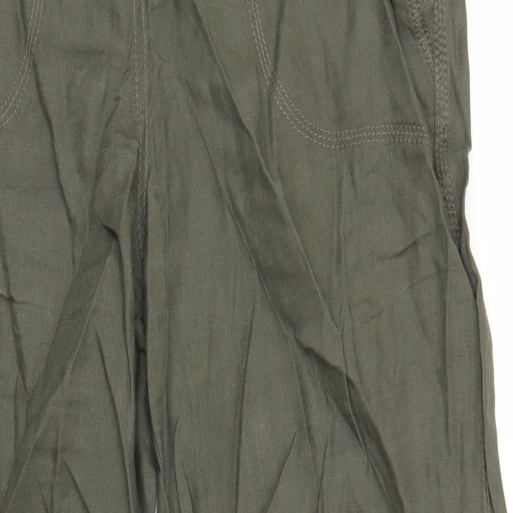 M&S Womens Green   Trousers  Size 14 L27 in