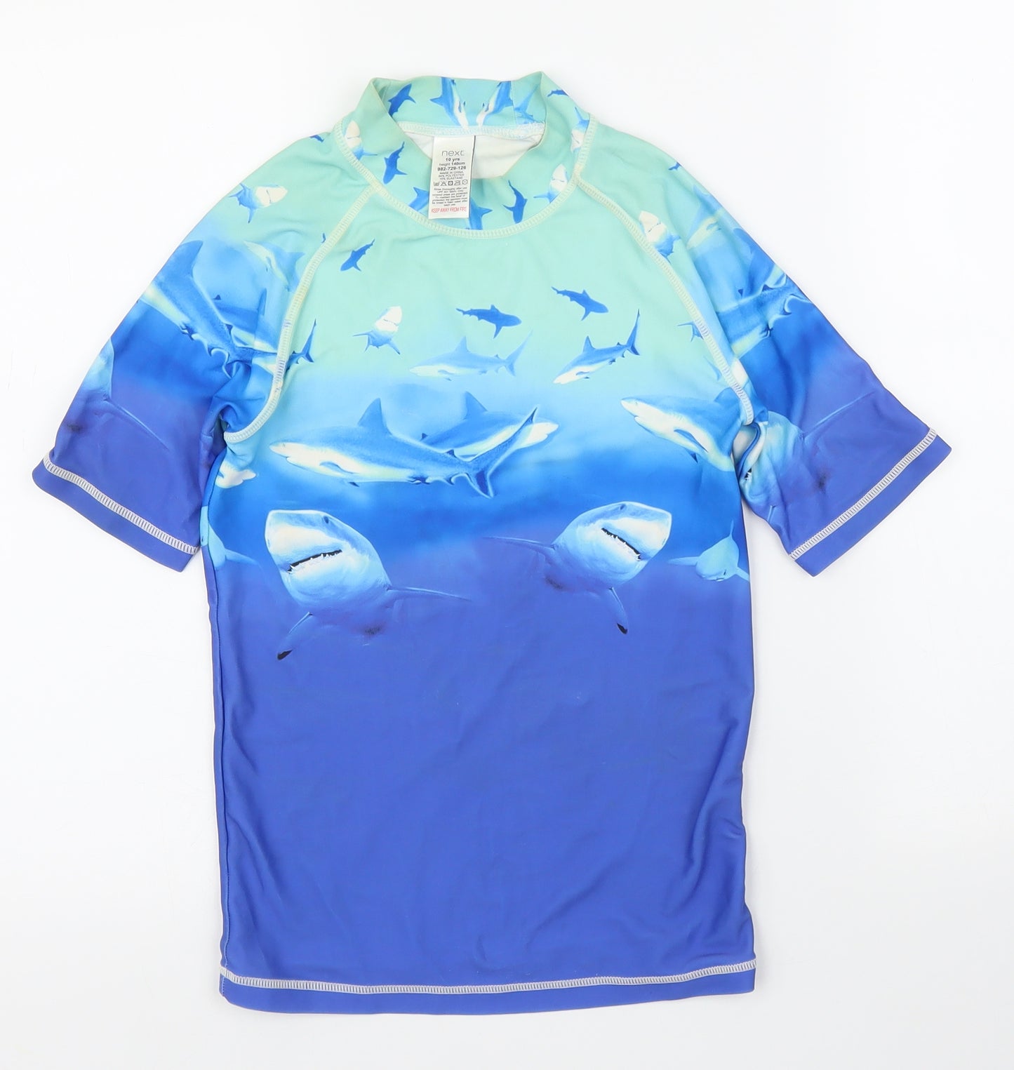 NEXT Girls Blue   Basic T-Shirt Size 10 Years