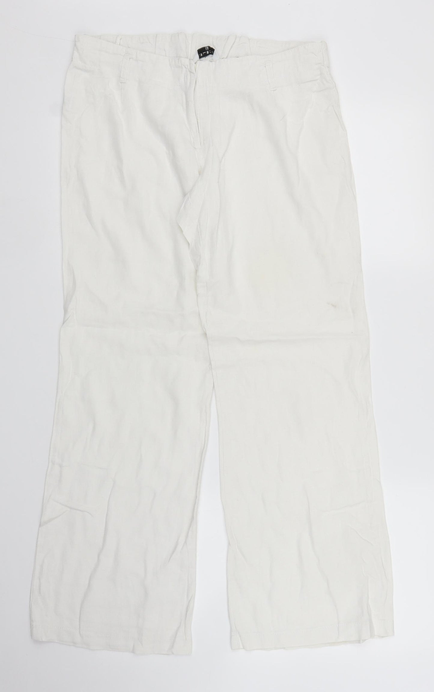 Select Womens Ivory   Trousers  Size 12 L26 in