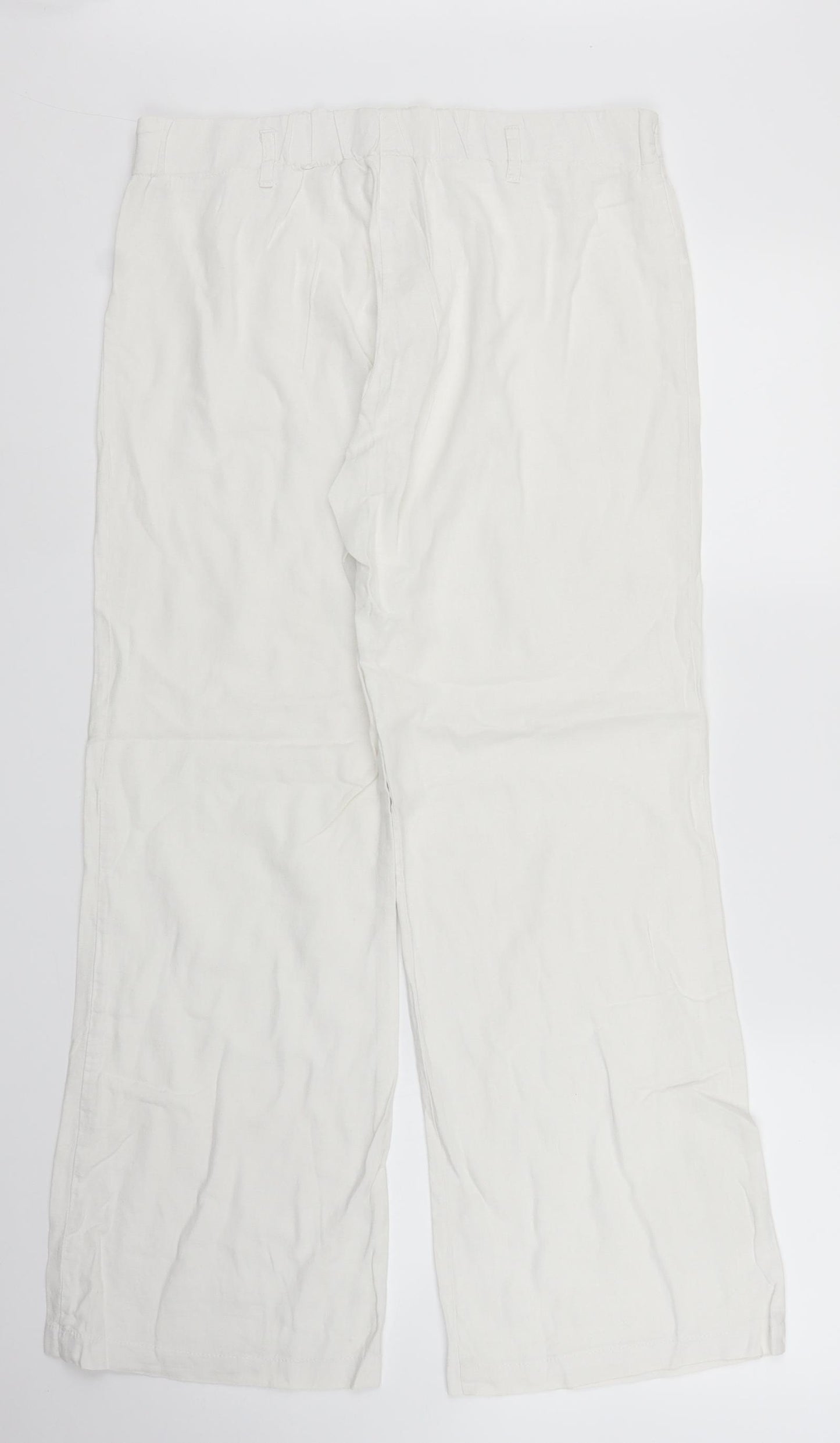 Select Womens Ivory   Trousers  Size 12 L26 in