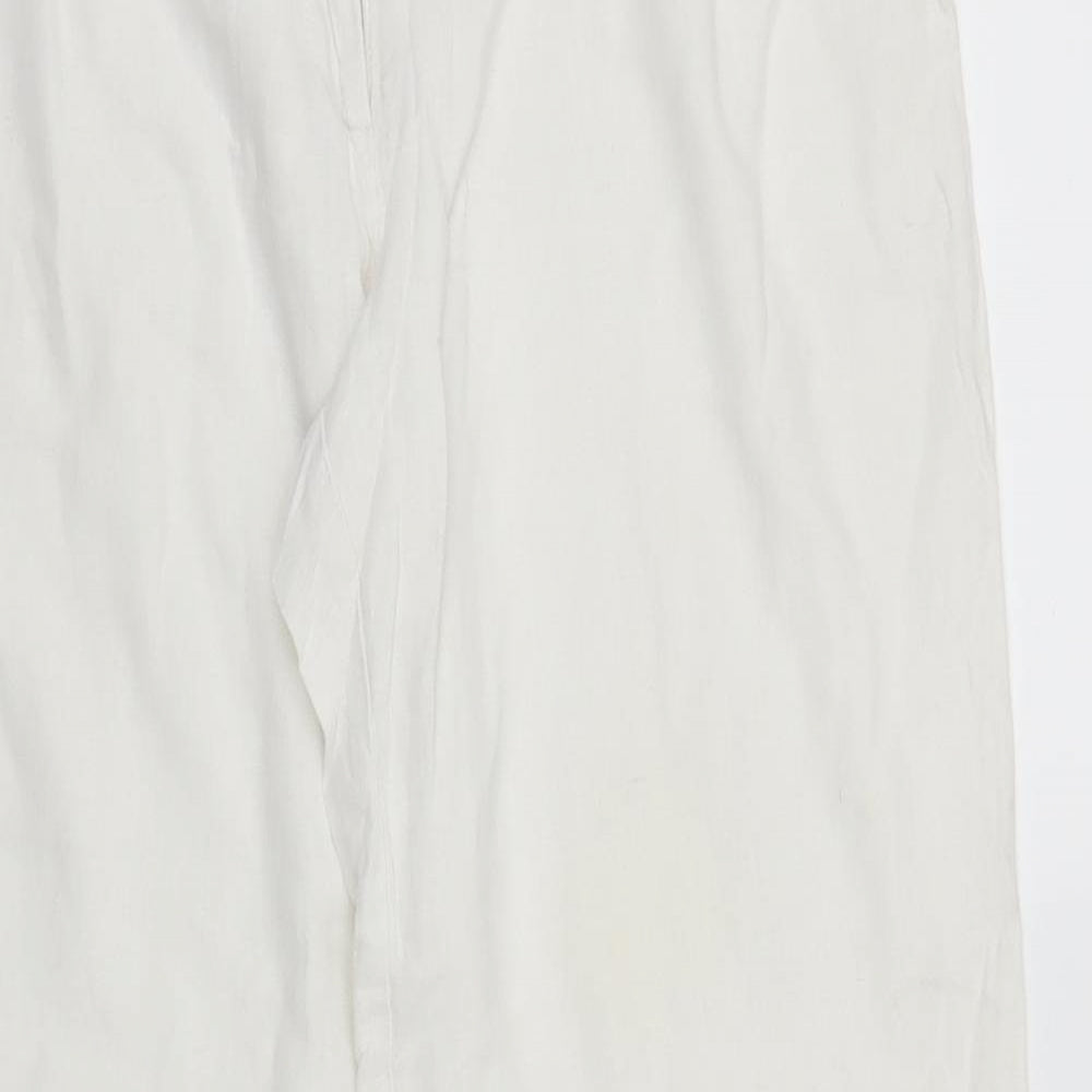 Select Womens Ivory   Trousers  Size 12 L26 in