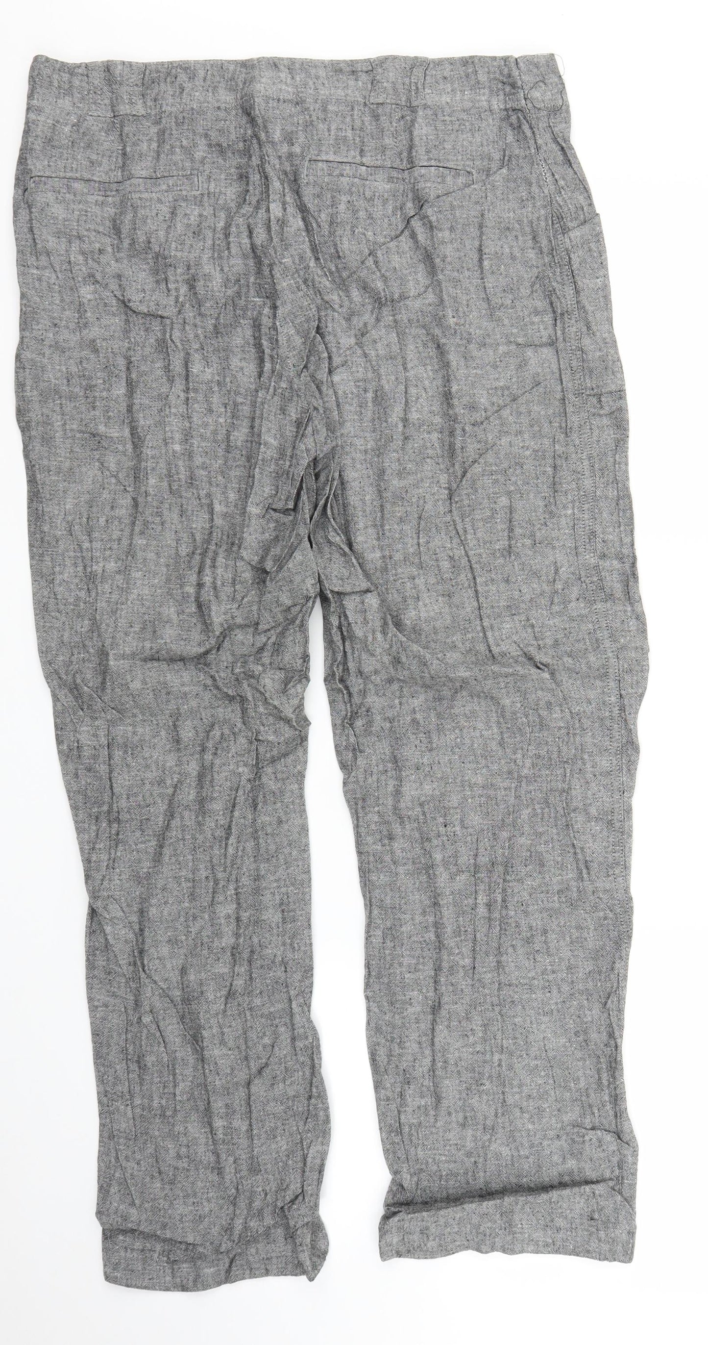 F&F Womens Grey   Trousers  Size 14 L26 in