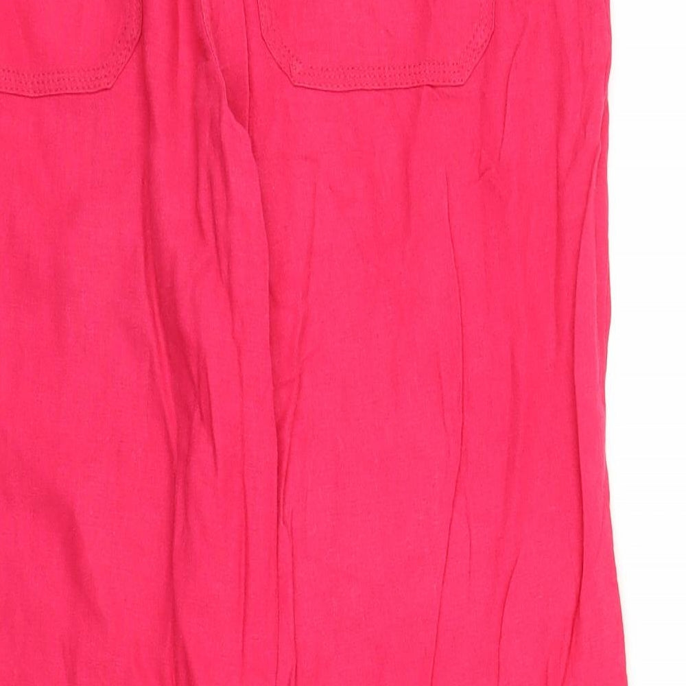 NEXT Womens Pink   Trousers  Size 16 L26 in