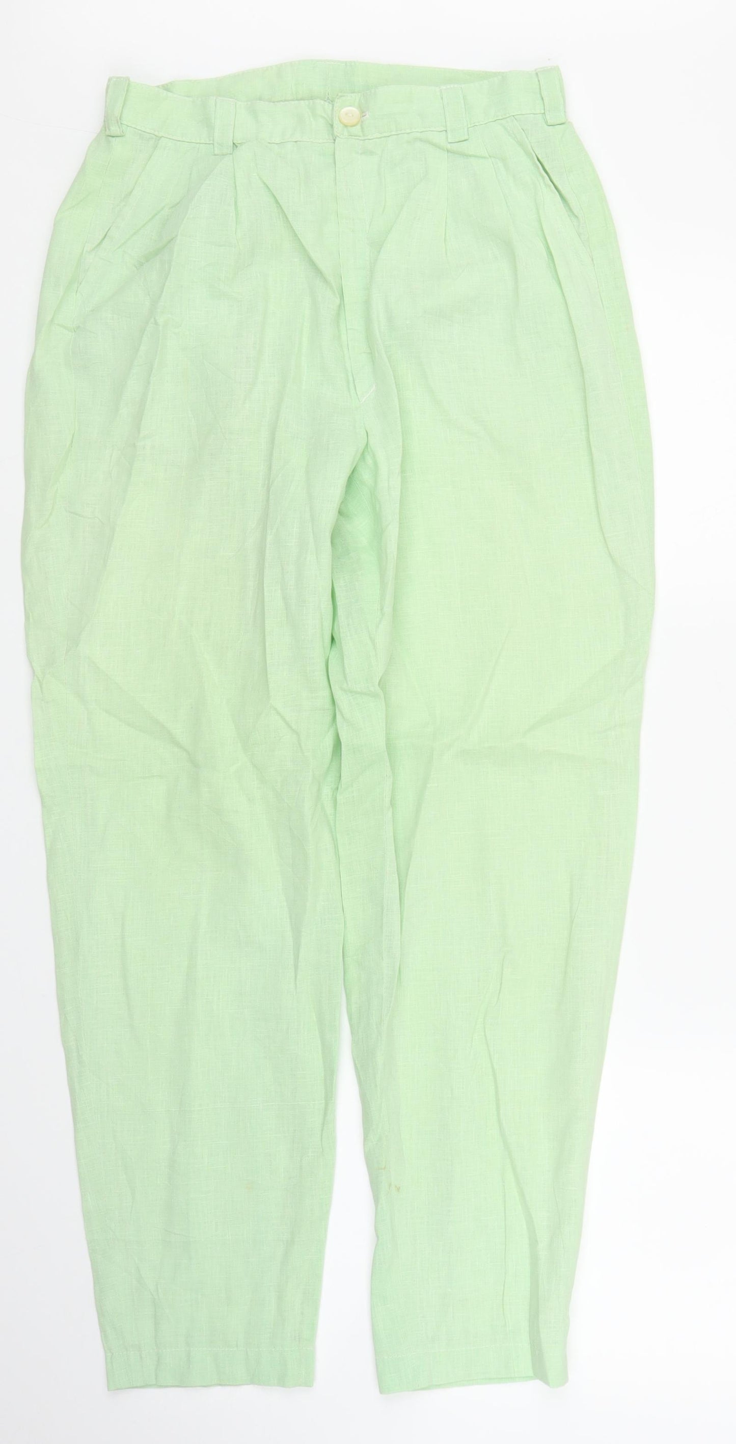 Preworn Womens Green   Bloomer Trousers Size M L25 in - Handmade