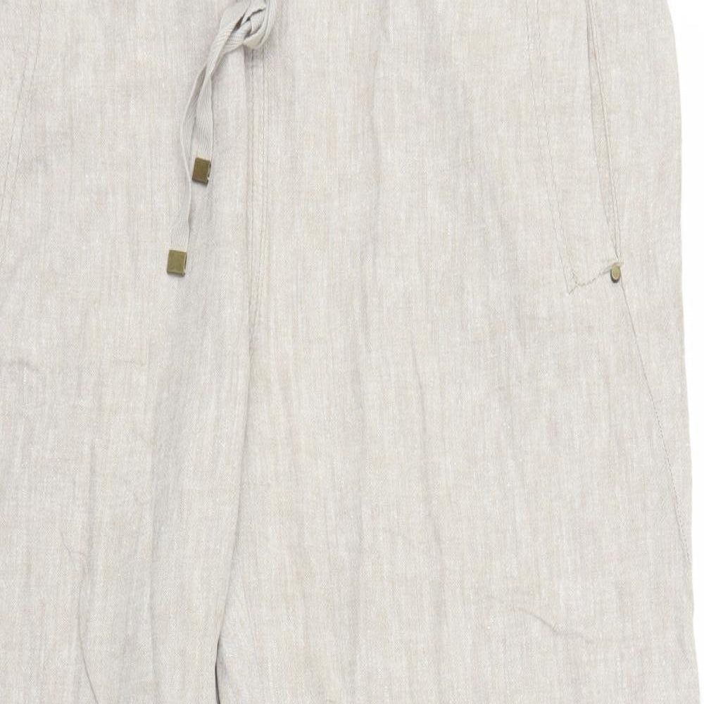 George Womens Beige   Trousers  Size 16 L25 in