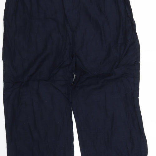 Casual Comfort Womens Blue   Capri Trousers Size 18 L24 in