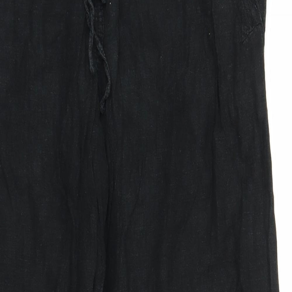 NEXT Womens Black   Trousers  Size 14 L27 in