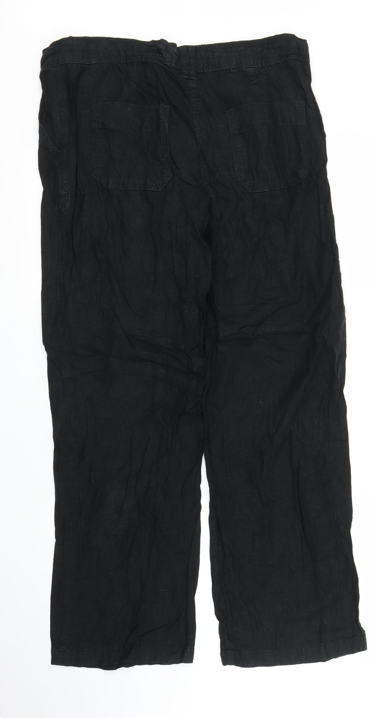 NEXT Womens Black   Trousers  Size 14 L29 in