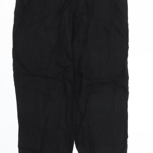 Xe Womens Black   Trousers  Size 12 L28 in