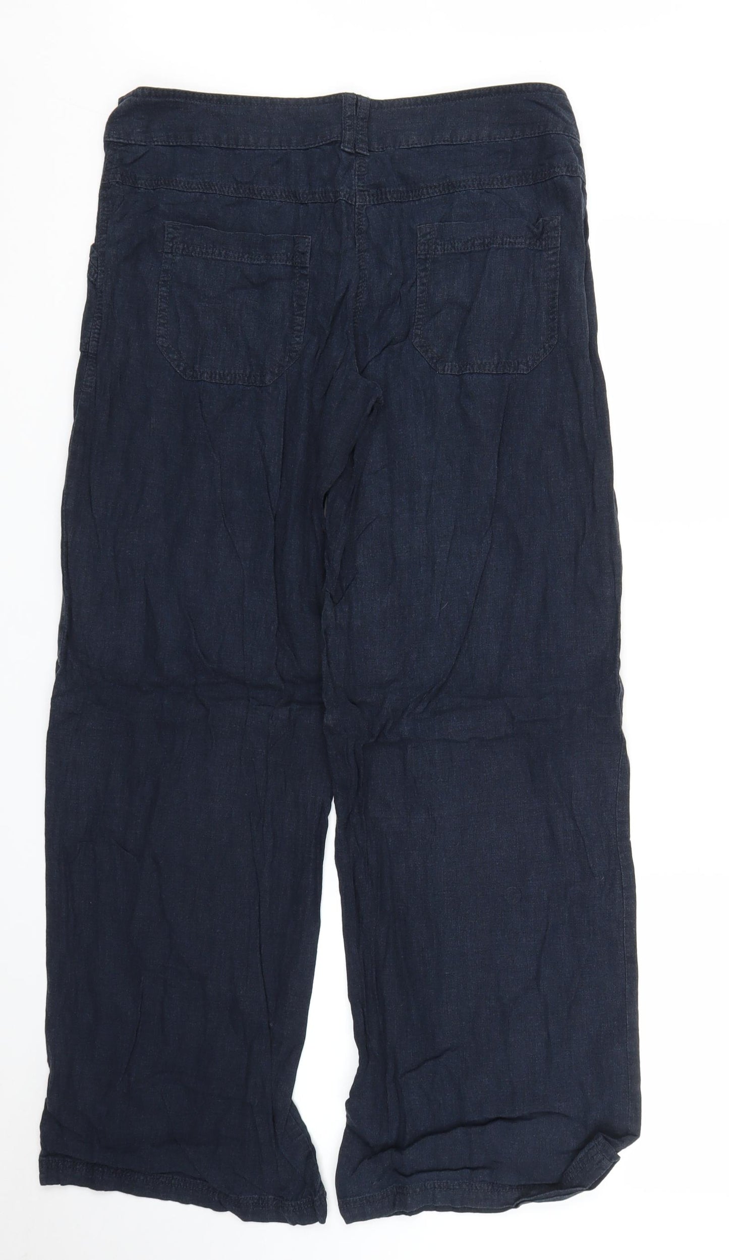 NEXT Womens Blue   Trousers  Size 14 L29 in