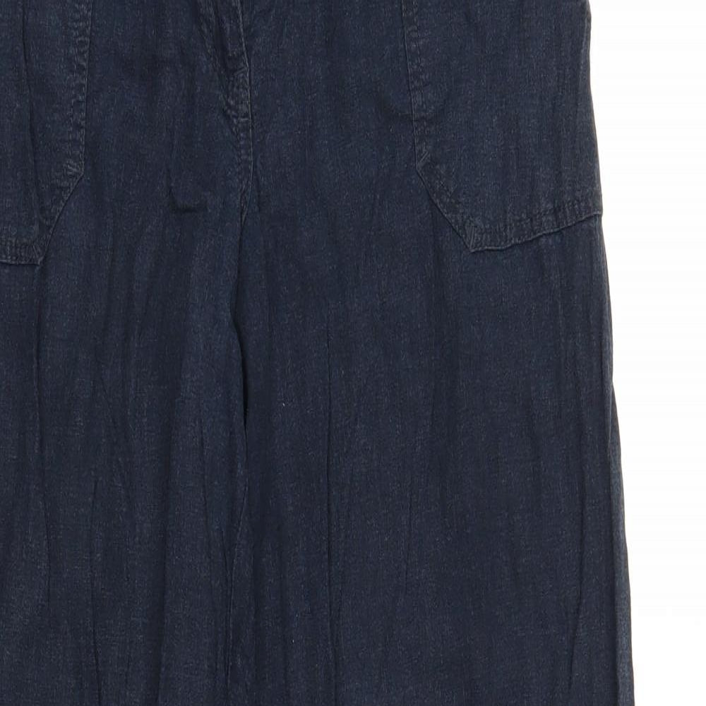 NEXT Womens Blue   Trousers  Size 14 L29 in