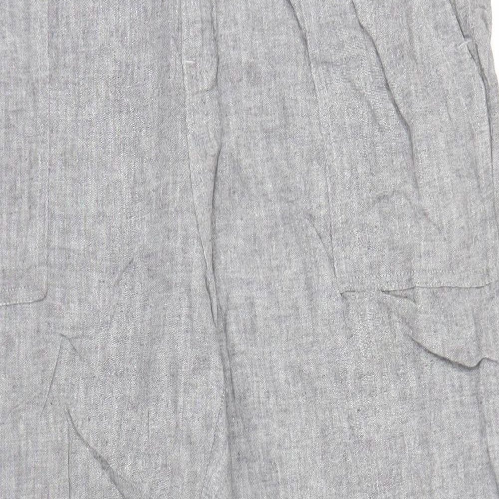 F&F Womens Grey   Capri Trousers Size 14 L25 in
