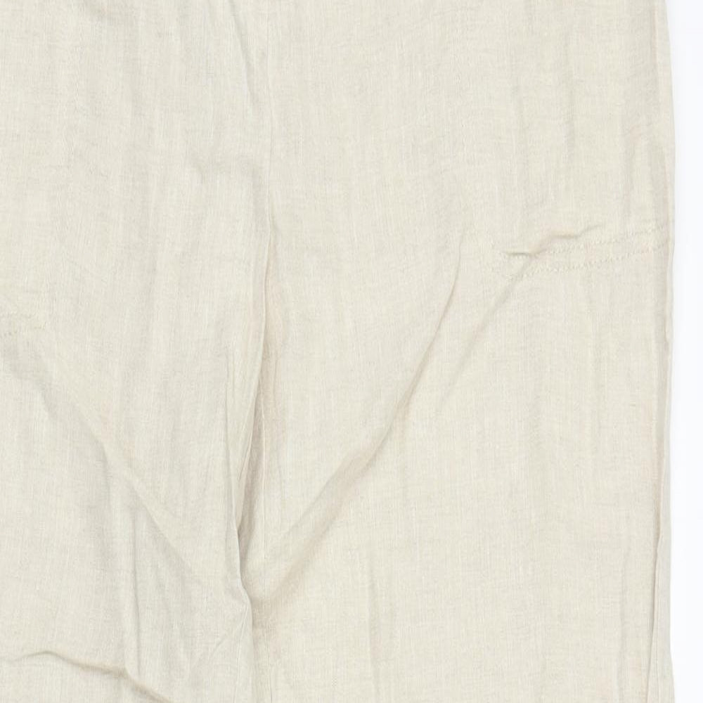 Per Una Womens Beige   Trousers  Size 12 L29 in