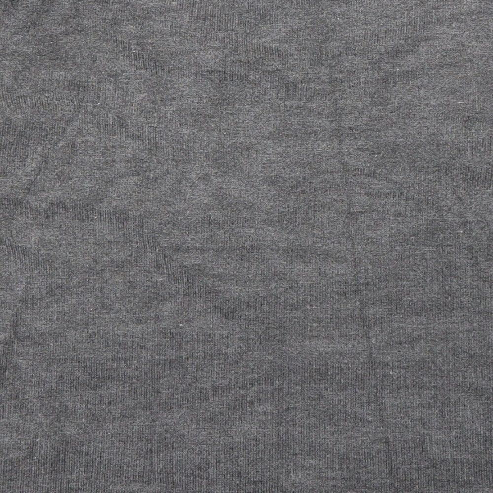 Preworn Womens Grey Striped Knit Pullover Jumper Size M