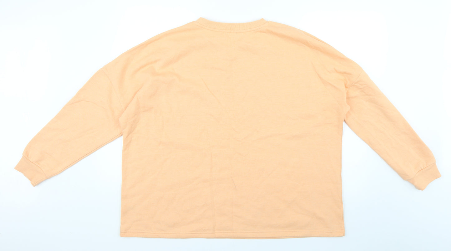 Papaya Mens Orange   Pullover Jumper Size XL