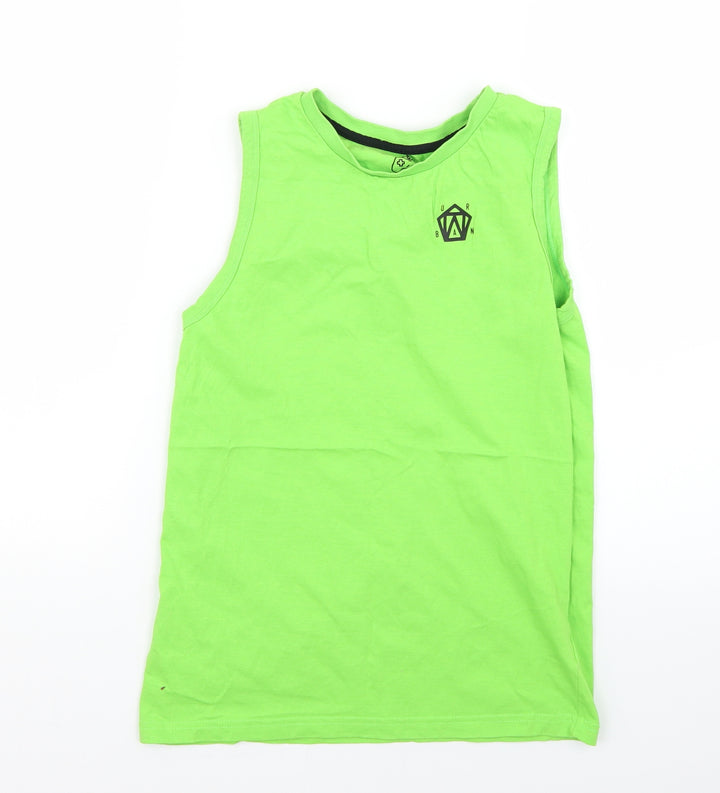 F&F Girls Green   Basic T-Shirt Size 11-12 Years