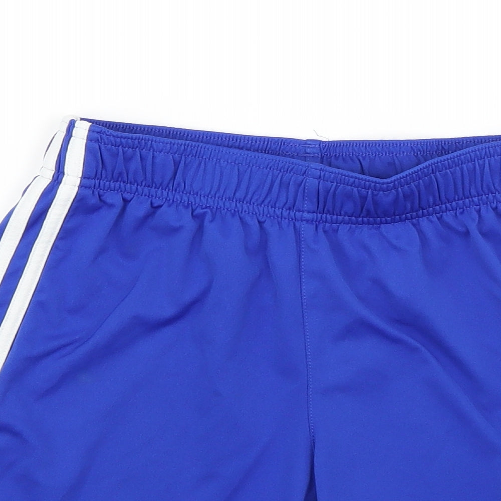 adidas Boys Blue   Sweat Shorts Size 11-12 Years