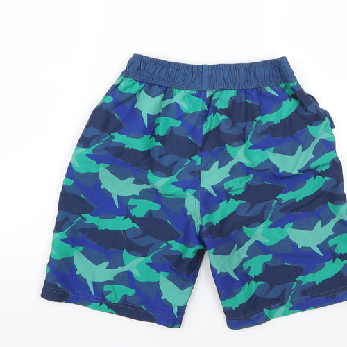 Fat Face Boys Multicoloured Geometric  Sweat Shorts Size 10-11 Years