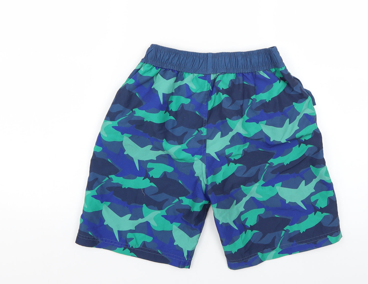 Fat Face Boys Multicoloured Geometric  Sweat Shorts Size 10-11 Years