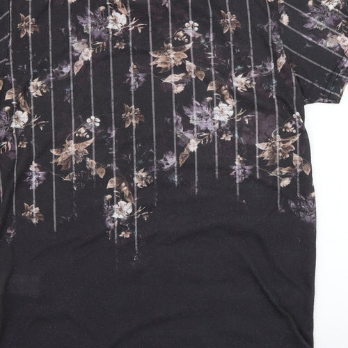 Primark Girls Brown Floral  Basic T-Shirt Size 11-12 Years