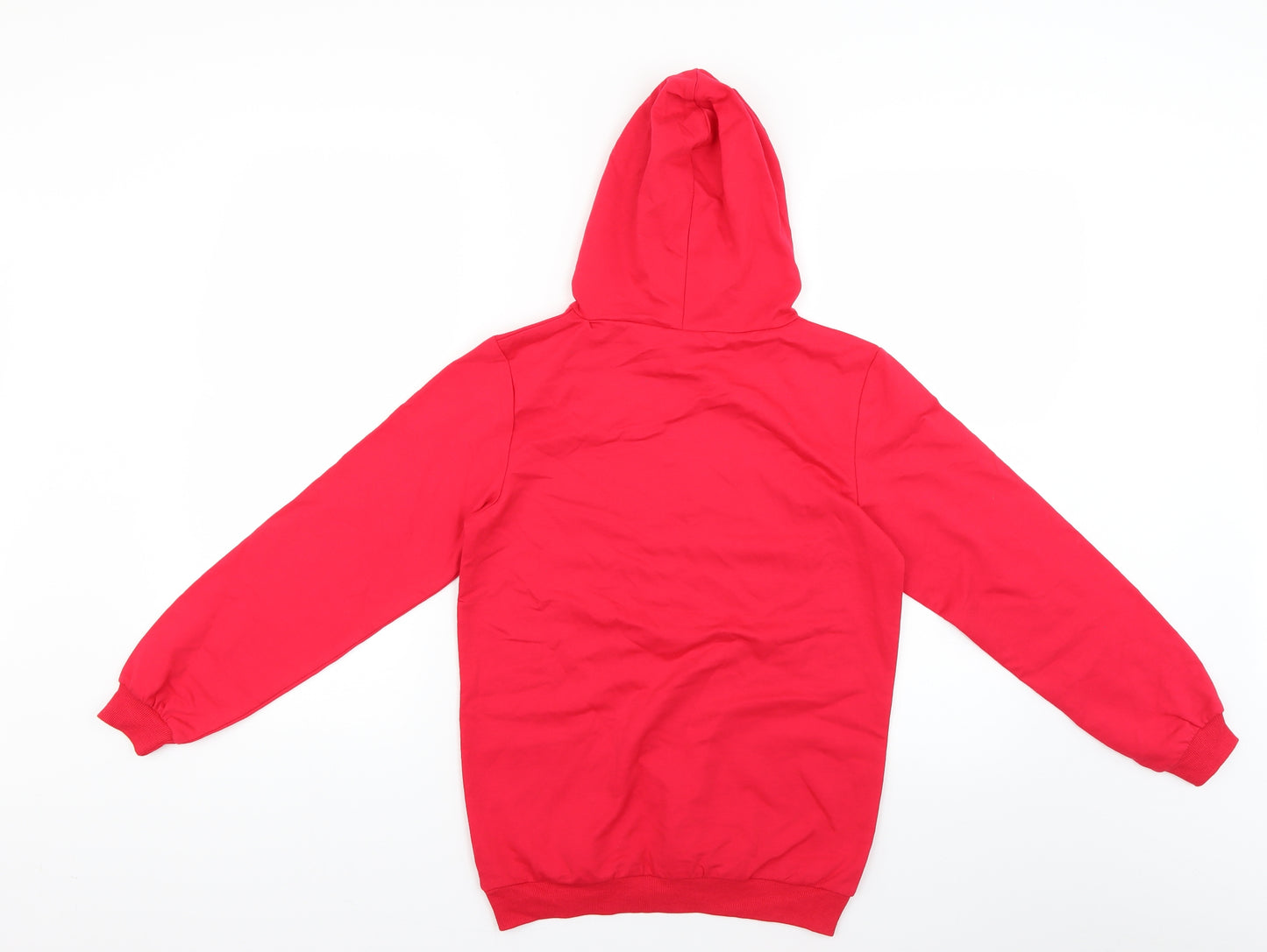 Preworn Boys Red Geometric  Pullover Hoodie Size 15-16 Years