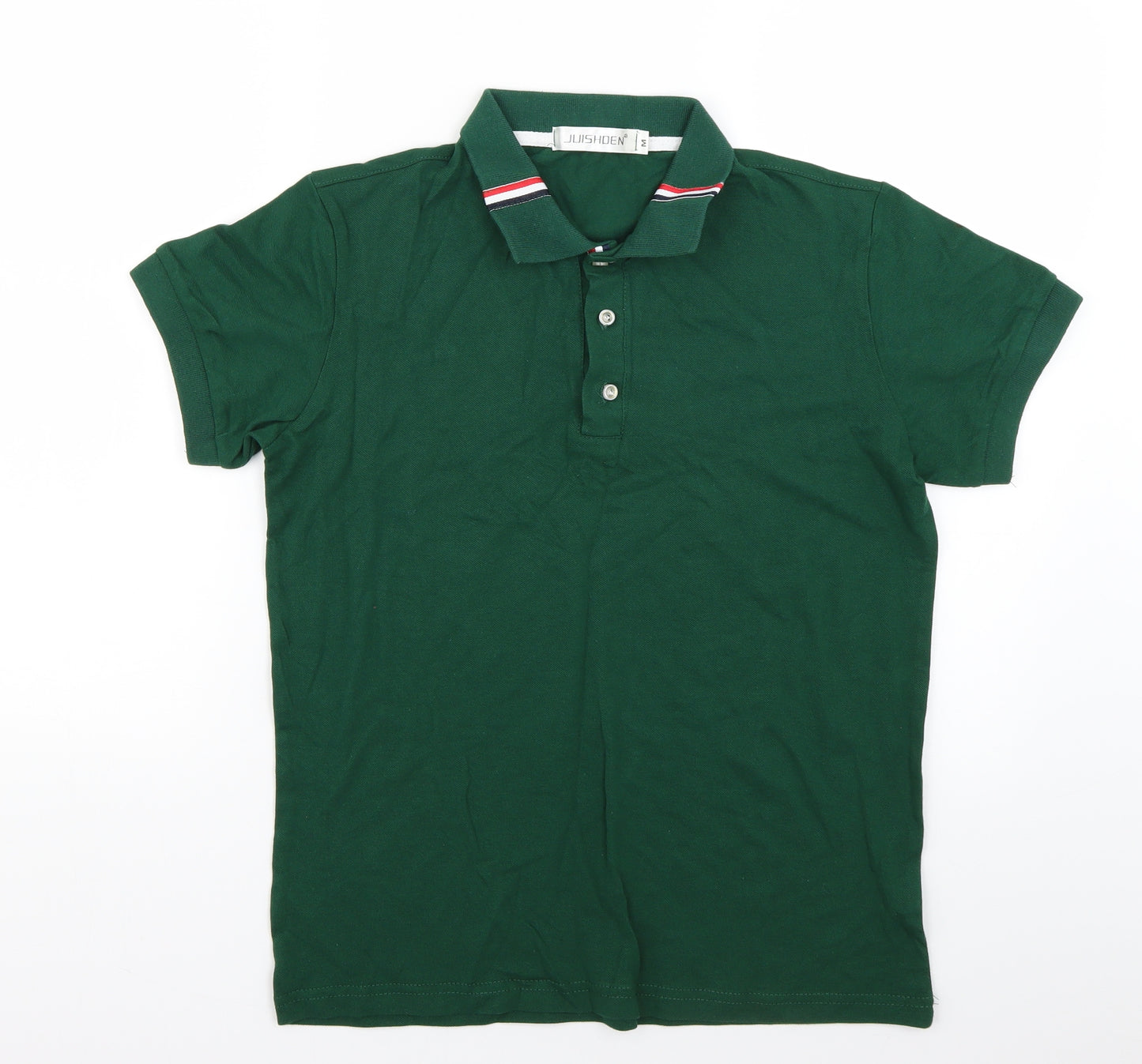 juishden Mens Green    Polo Size M