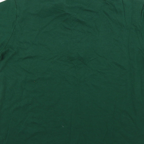 juishden Mens Green    Polo Size M