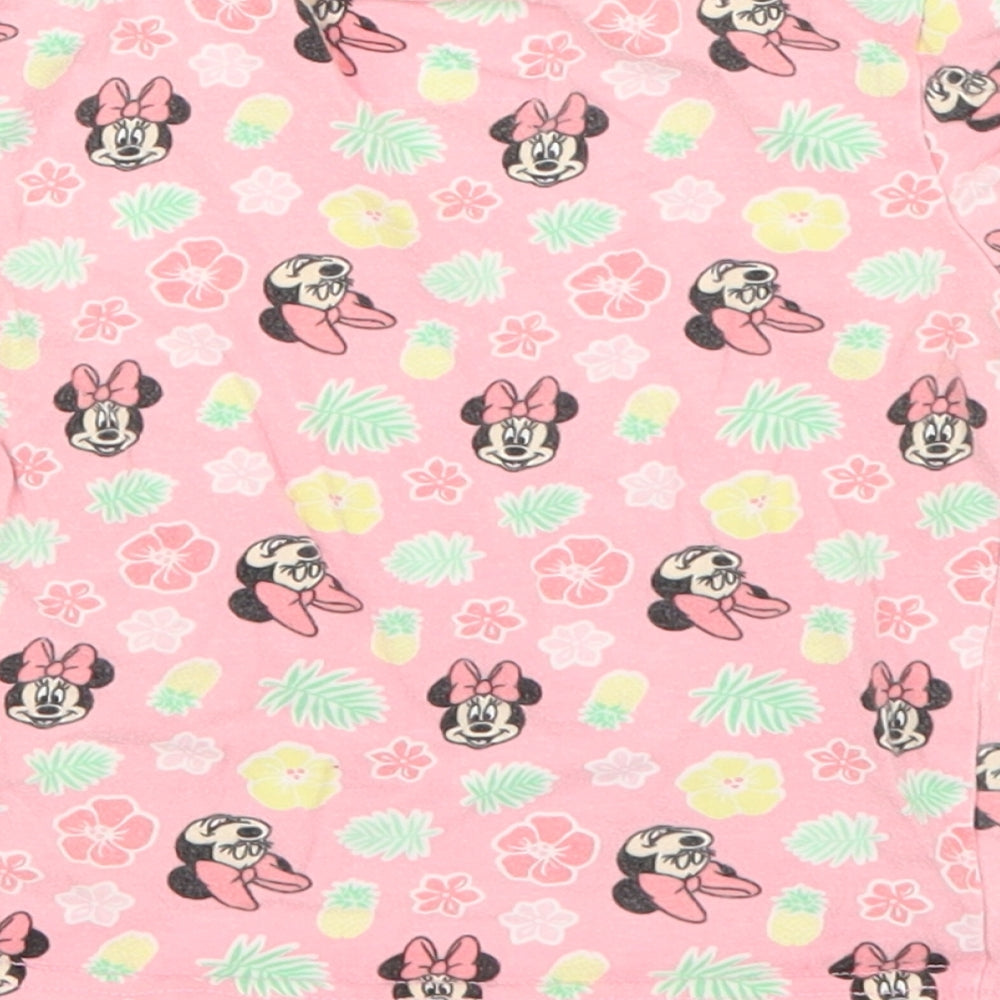 Primark Baby Pink Geometric  Basic T-Shirt Size 12-18 Months  - Disney