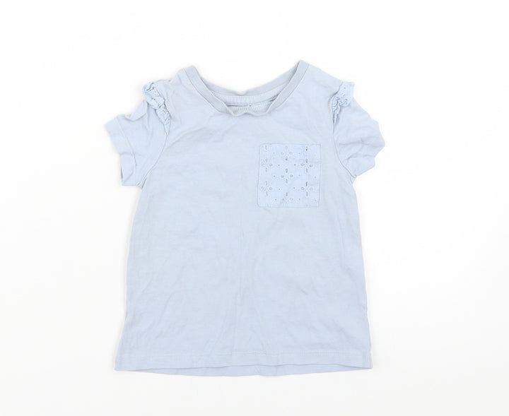 Nutmeg Baby Blue   Basic T-Shirt Size 12-18 Months