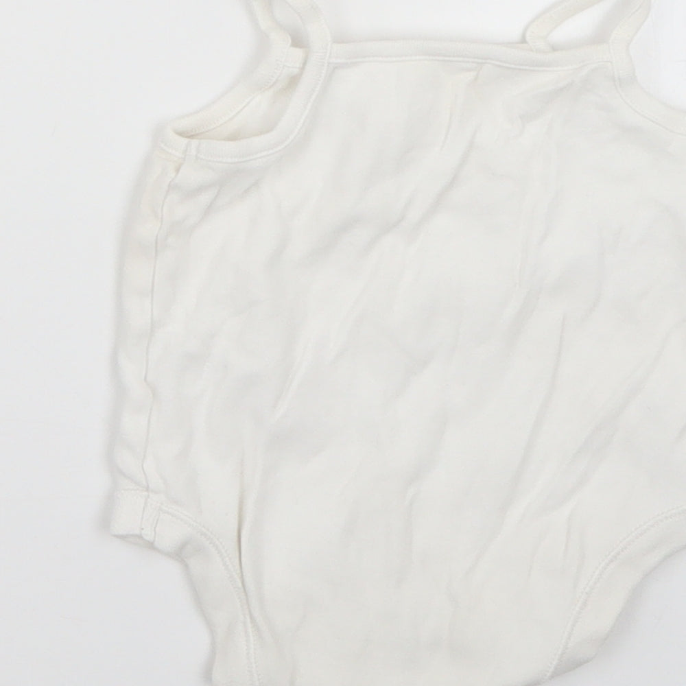 F&F Baby White   Basic T-Shirt Size 6-9 Months